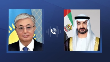 Photo: UAE President holds phone call with President of Kazakhstan