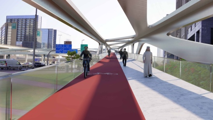 Photo: RTA to construct 13.5 km multi-use track for bicycles, scooters, and pedestrians