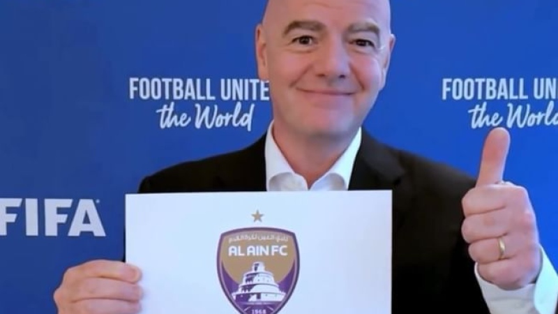 Photo: Gianni Infantino congratulates Al Ain Club on winning AFC Champions League title, qualifying for FIFA Club World Cup 2025