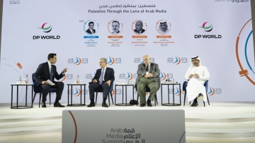 Photo: Gaza war coverage evokes intense commentary during panel discussion at Arab Media Forum