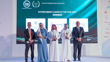 Photo: ENOC honoured with two sustainability awards at the Connecting Green Hydrogen MENA 2024