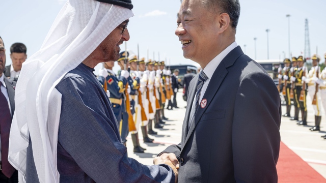 Photo: UAE President departs China at conclusion of state visit