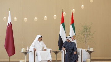 Photo: UAE President and Emir of Qatar discuss fraternal relations and regional developments