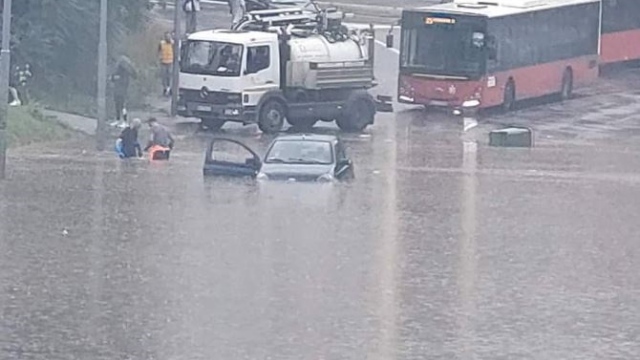 Photo: Summer Storm Sweeps through Balkan Region