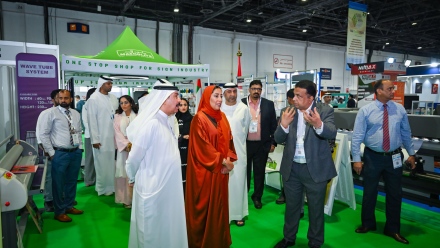 Photo: Mona Al Marri inaugurates 27th SGI Dubai, the region&rsquo;s largest sign and graphic imaging expo