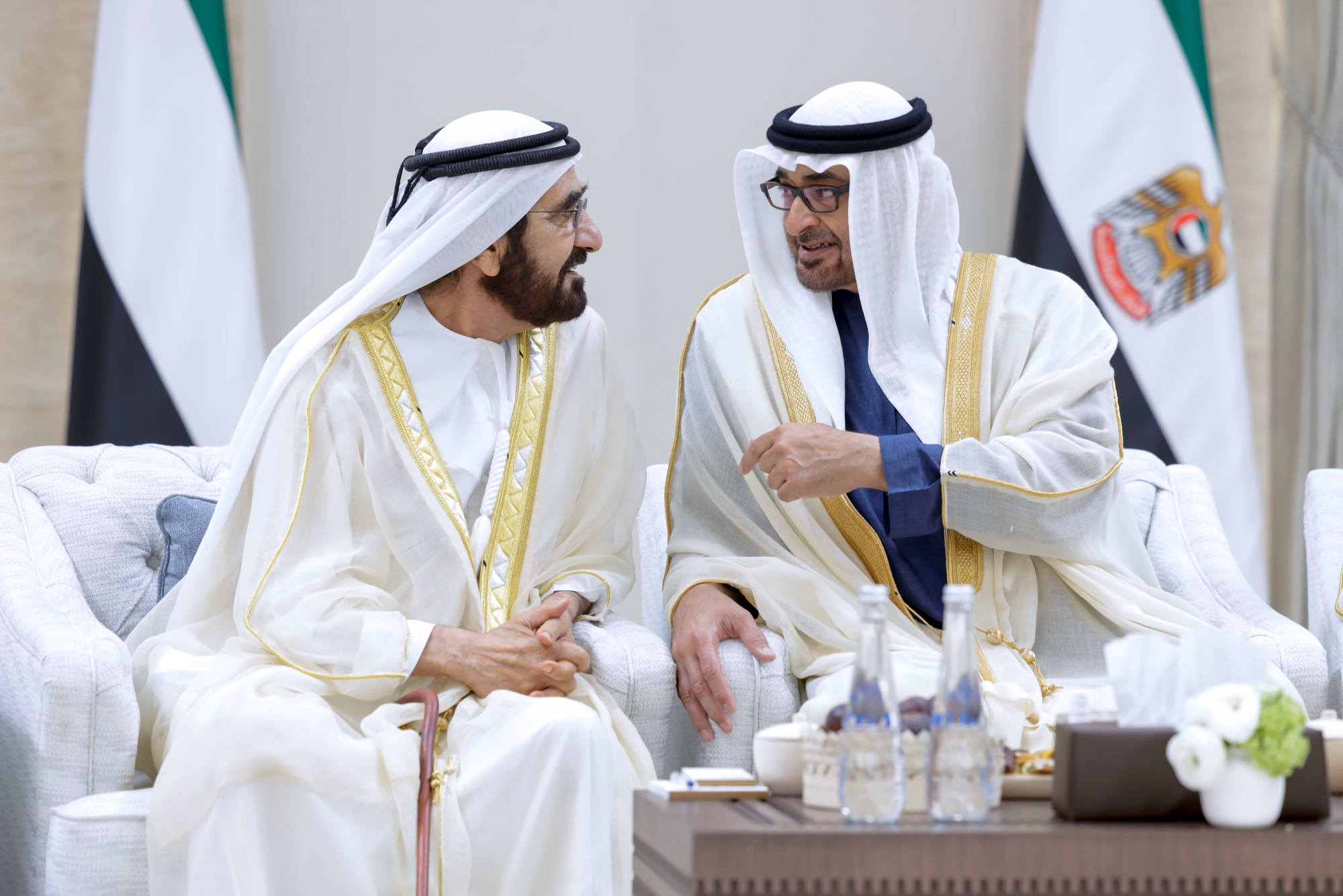 UAE President receives Rulers, Crown Princes, Deputy Rulers on occasion of Eid Al-Fitr