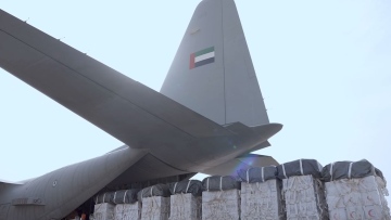 Photo: UAE carries out 69th airdrop of aid, delivers 500 tonnes of food aid into Gaza