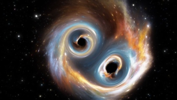 Photo: First-Ever Image Captured of Two Black Holes Orbiting