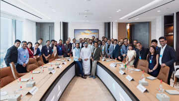 Photo: Hamdan bin Mohammed Meets With Founders of Indian Unicorns