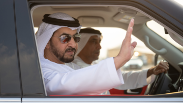 Photo: Hamdan bin Zayed Honors Winners at Al Dhafra Camel Racing Festival