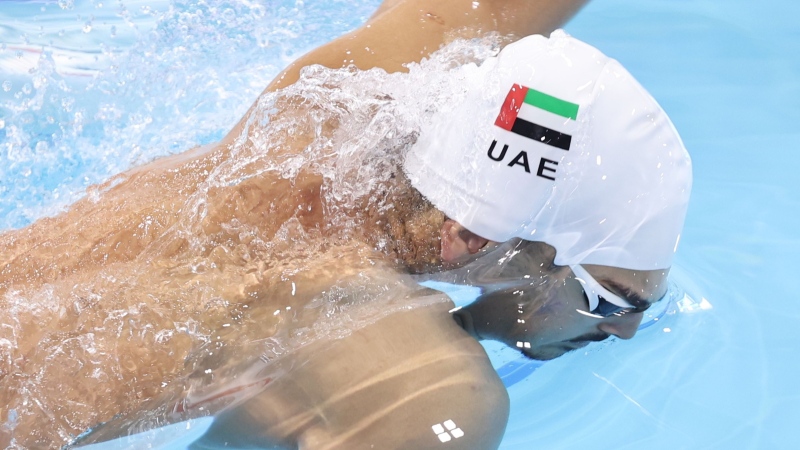 Photo: UAE Swimmer Sets New Record at Asian Youth Games
