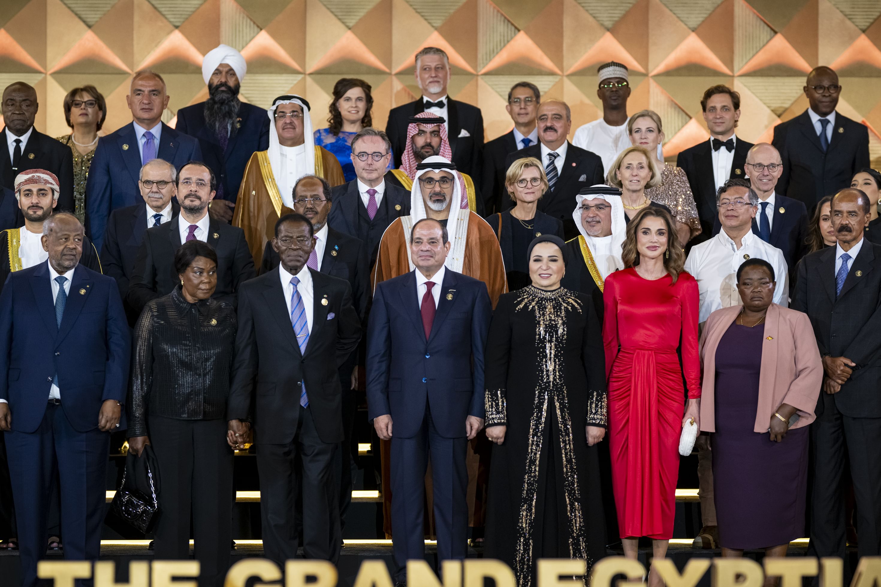 Abu Dhabi Crown Prince Attends Grand Egyptian Museum Opening