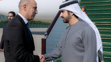 Photo: Hamdan bin Mohammed Arrives in Baku for Azerbaijan’s ‘Victory Day’ Celebrations