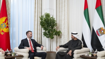 Photo: UAE President, Prime Minister of Montenegro Discuss Bilateral Cooperation