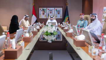 Photo: Mansoor bin Mohammed Tours the General Command of Dubai Civil Defense