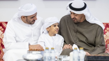 Photo: UAE President offers condolences to Awadh Saeed Al Ahbabi