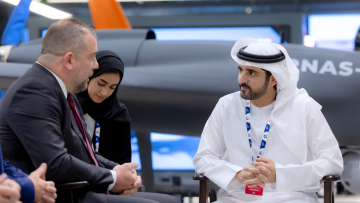 Photo: Hamdan bin Mohammed Meets With Montenegro’s Minister of Defence
