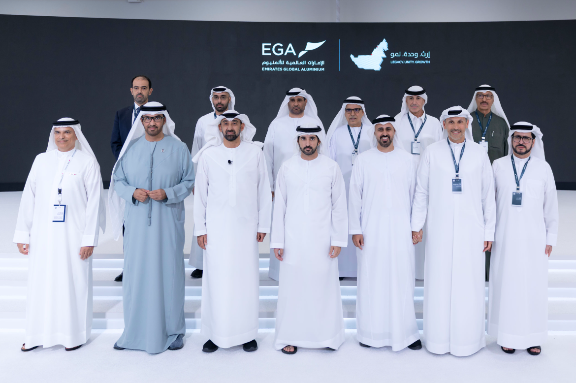 ​Sheikh Hamdan and Sheikh Theyab Mark 50 Years of UAE’s Industrial Giant, EGA