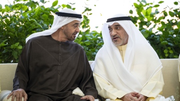 Photo: ​Sheikh Mohamed Receives Kuwaiti Deputy PM with Message of Thanks from Emir