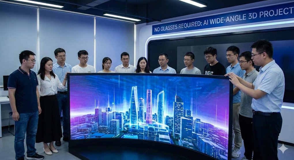 ​No Glasses Required: Chinese Team Uses AI to Create Wide-Angle 3D Screen