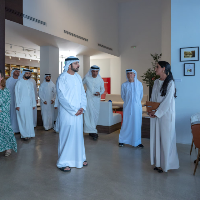 Photo: Hamdan bin Mohammed Tours Alserkal Avenue, Praises Dubai&rsquo;s &lsquo;Creative Heart&rsquo;
