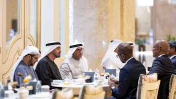 Photo: Mohamed bin Zayed Meets President of Seychelles