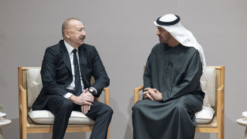 Photo: UAE, Azerbaijan Presidents Discuss Bilateral Relations