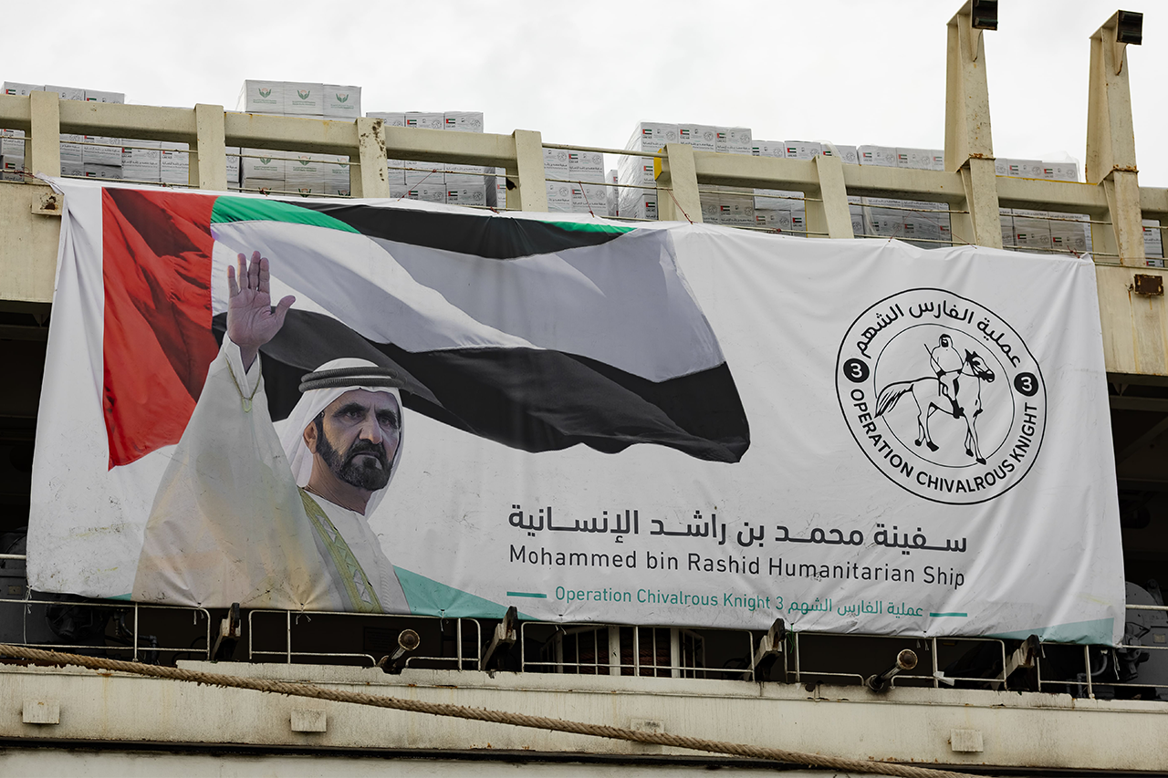 Mohammed Bin Rashid Humanitarian Ship Set to Sail With Over 10 Million Meals for Gaza