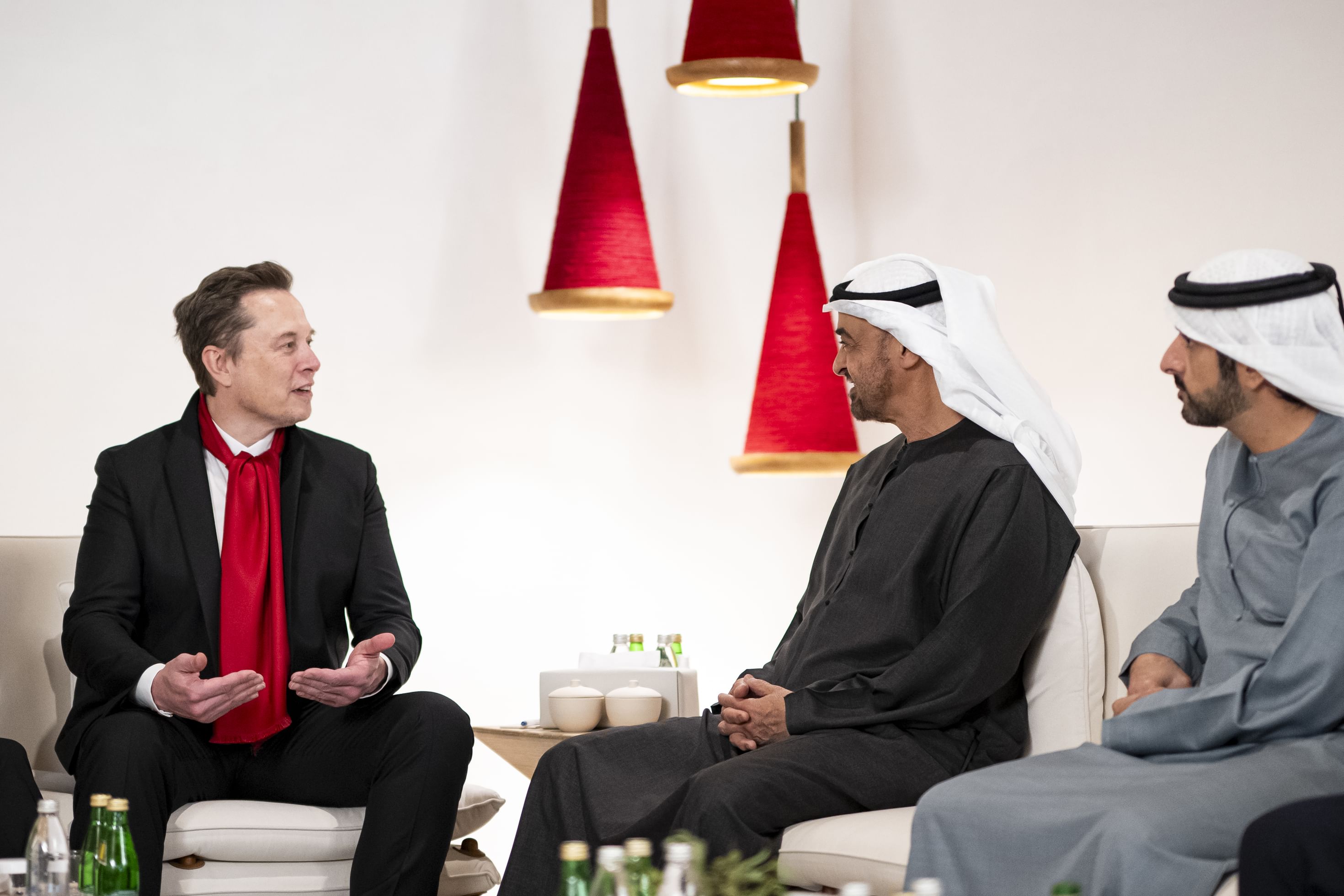 emirates247.com - UAE President Meets Elon Musk