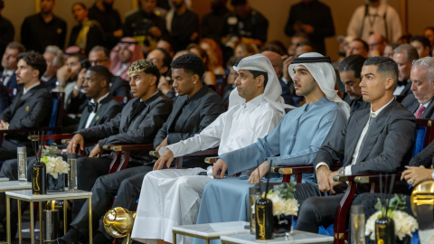 Photo: Mohammed bin Rashid bin Mohammed bin Rashid Attends the 16th GLOBE SOCCER Awards