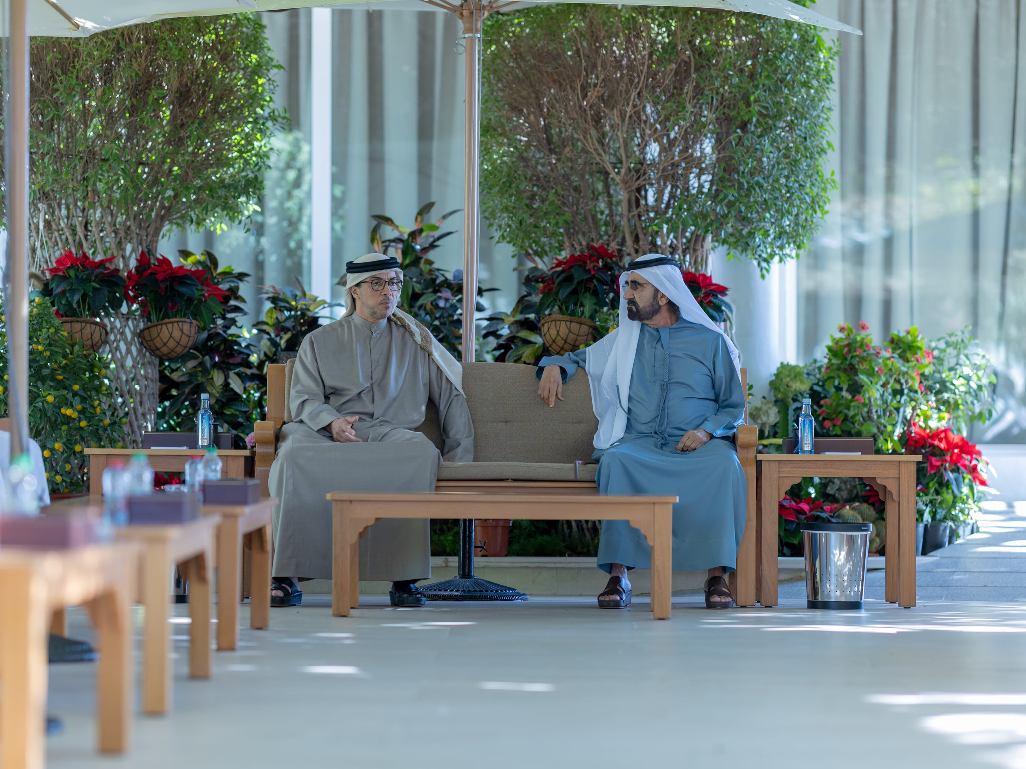 Mohammed bin Rashid Meets Mansour bin Zayed, Discusses UAE's Future Comprehensive Development Plans