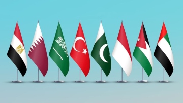 Photo: Joint Statement by Foreign Ministers of UAE, Jordan, Indonesia, Pakistan, T&uuml;rkiye, Saudi Arabia, Qatar, Egypt on Gaza's Crisis