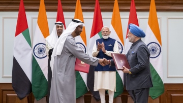 Photo: UAE and India Deepen Ties With New Cooperation Agreements