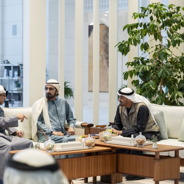 Photo: UAE President Receives Mohammed bin Rashid