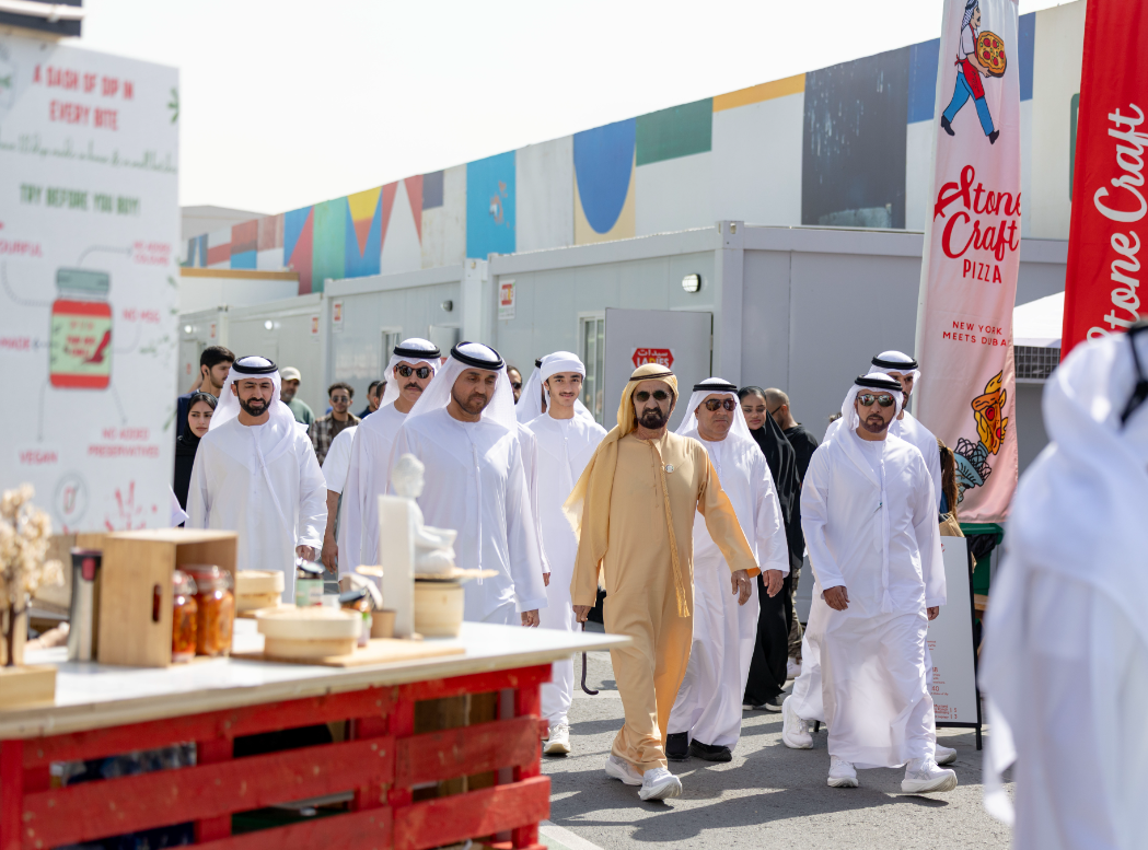 Mohammed bin Rashid Visits Al Quoz Arts Fest