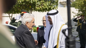 Photo: UAE And Italian Presidents Discuss Strategic Partnership During A State Visit to Abu Dhabi