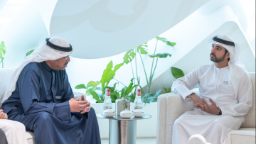 Photo: Hamdan bin Mohammed Meets with Kuwait&rsquo;s Minister of Defence