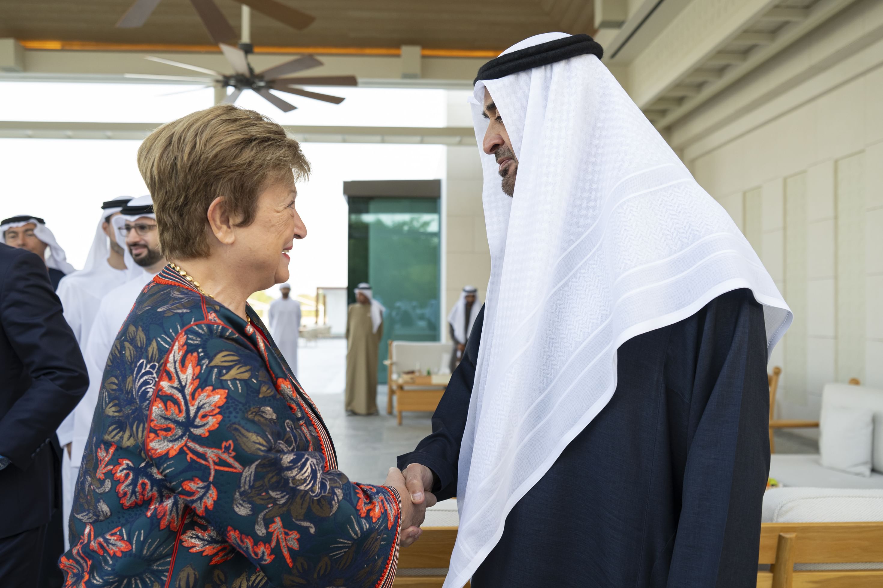 UAE President Meets with IMF Managing Director
