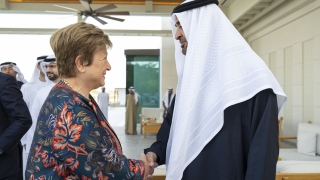 UAE President Meets with IMF Managing Director
