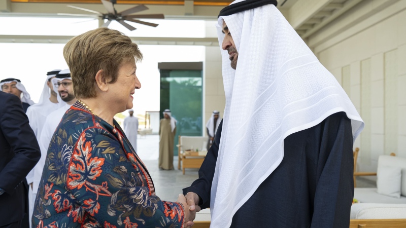 Photo: UAE President Meets with IMF Managing Director