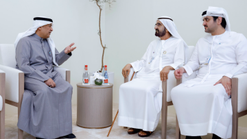 Photo: Mohammed bin Rashid Meets With GCC Secretary General