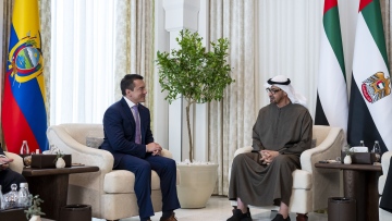 Photo: Presidents of UAE And Ecuador Discuss Strengthening Bilateral Cooperation