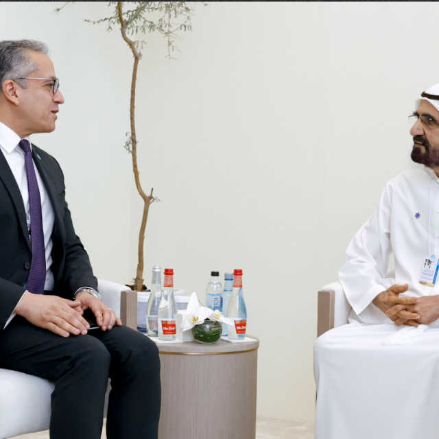 Photo: Mohammed bin Rashid Meets With UNESCO Director General