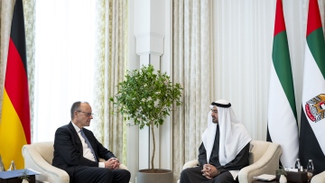 Photo: UAE President and German Chancellor Discuss Bilateral Ties