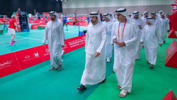 Photo: Hamdan bin Mohammed Attends Open Masters Games Abu Dhabi