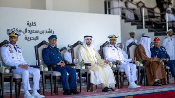 Photo: Hamdan bin Mohammed Presides Over Graduation at Naval College