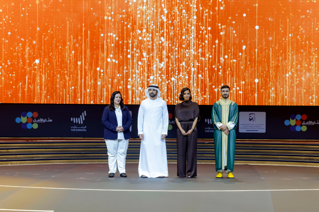 Hamdan bin Mohammed Honours Winners of the 6th Arab Hope Makers Initiative in Dubai