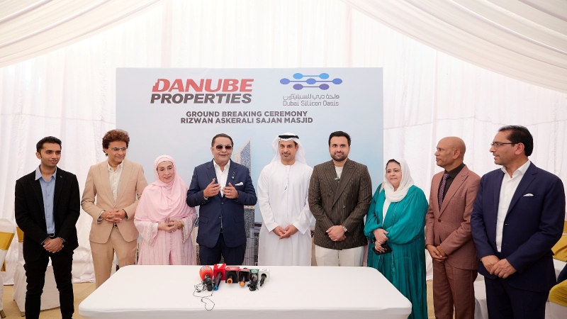 Photo: Danube Properties Begins Construction of Rizwan Askerali Sajan Masjid in Dubai Silicon Oasis