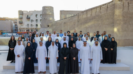 Photo: Latifa bint Mohammed Reviews Progress of Al Fahidi Fort Rehabilitation Project