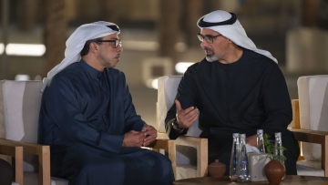 Photo: Mansour bin Zayed, Khaled bin Mohamed bin Zayed attend Abu Dhabi Government&rsquo;s Ramadan Majlis